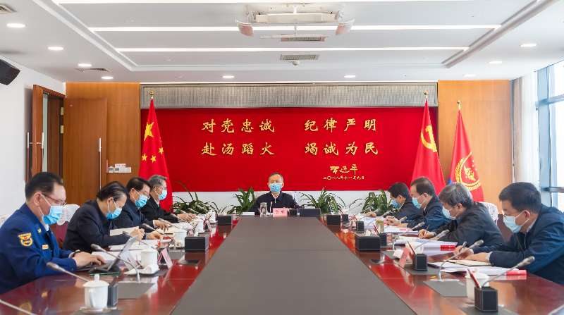 嗯啊嗯啊操逼视频黄明在应急管理部党委会上强调 着力加强党委班子自...